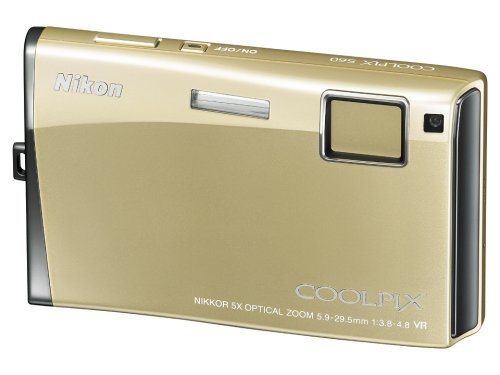 Nikon デジタルカメラ COOLPIX (クールピクス) S60 リッチゴールド COOLPIXS60GL【中古品】