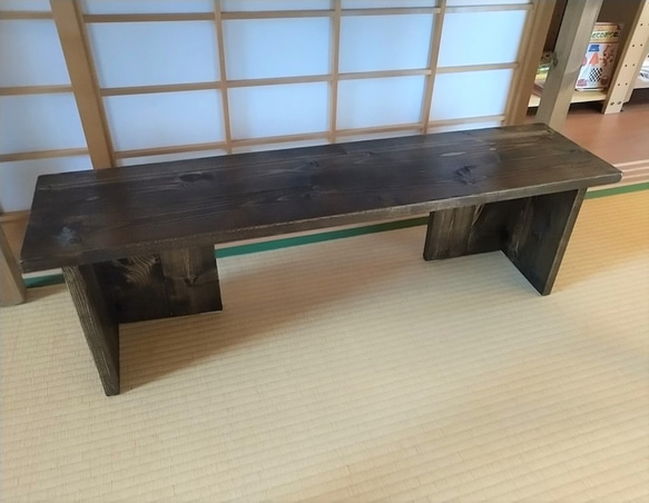 たためる和室用飾り台（花台）W90cm　受注生産品