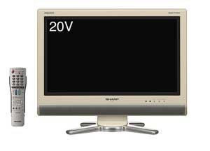 SHARP 20V型 ハイビジョン 液晶テレビ ベージュ AQUOS LC-20D30-C【中古品】