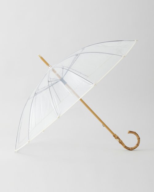 CLEAR UMBRELLA BAMBOO