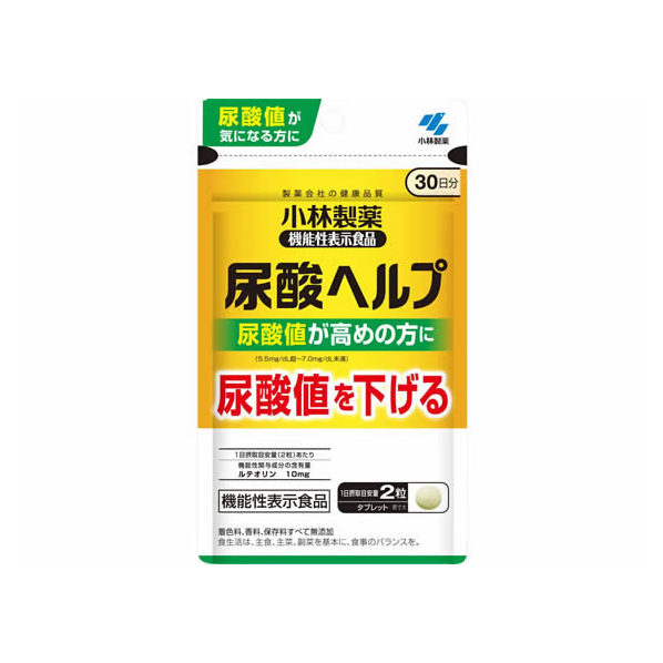 小林製薬 尿酸ヘルプ 30日分 60粒入 FCR7158