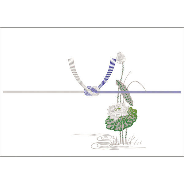 ササガワ のし紙 蓮 山 3-42