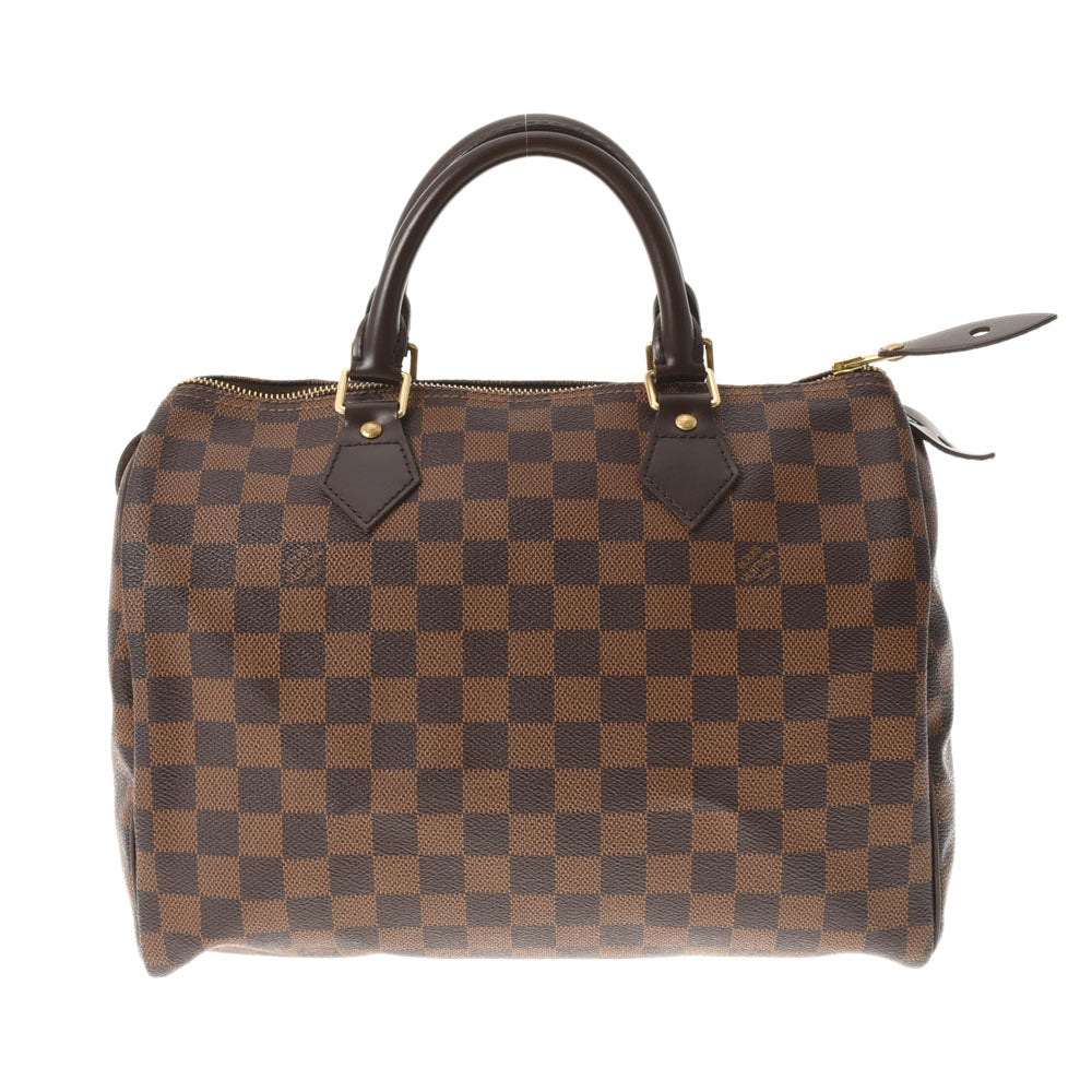 LOUIS VUITTON ルイヴィトン ダミエ スピーディ30 ブラウン N41531 レディース ダミエキャンバス ハンドバッグ Aランク 中古 