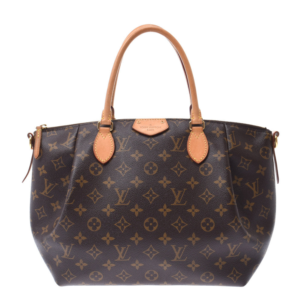 LOUIS VUITTON ルイヴィトン モノグラム テュレンMM 2WAYバッグ ブラウン M48814 レディース モノグラムキャンバス ハンドバッグ Bランク 中古 