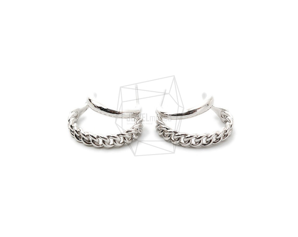 ERG-1536-R【2個入り】ダブルラウンドピアス,Double round Post Earring