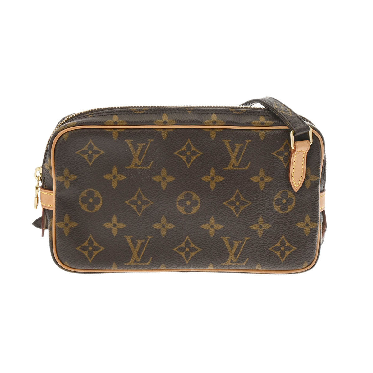 LOUIS VUITTON ルイヴィトン モノグラム マルリーバンドリエール ブラウン M51828 レディース モノグラムキャンバス ショルダーバッグ ABランク 中古 