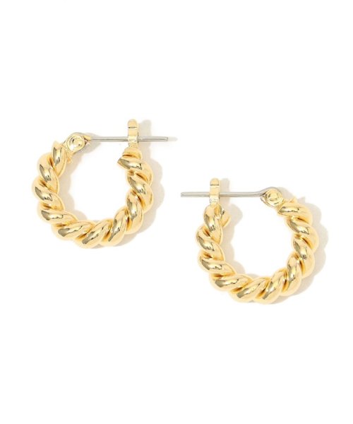 LAURA LOMBARDI MINI TWIST HOOPS ピアス