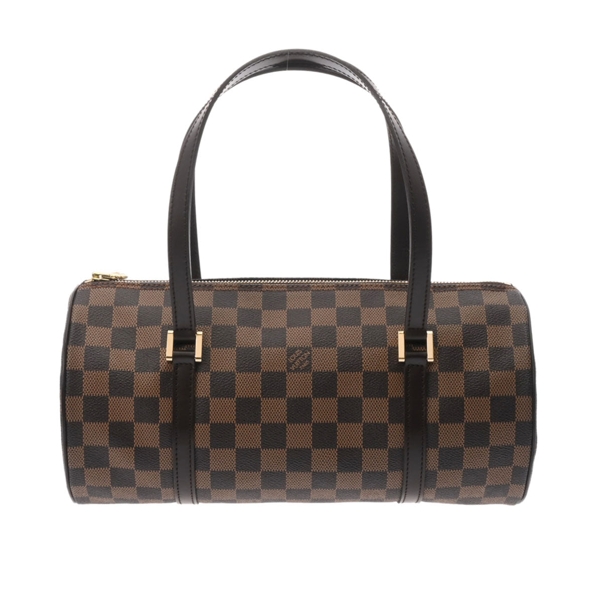 LOUIS VUITTON ルイヴィトン ダミエ パピヨンGM ブラウン N51303 レディース ダミエキャンバス ハンドバッグ 新同 中古 