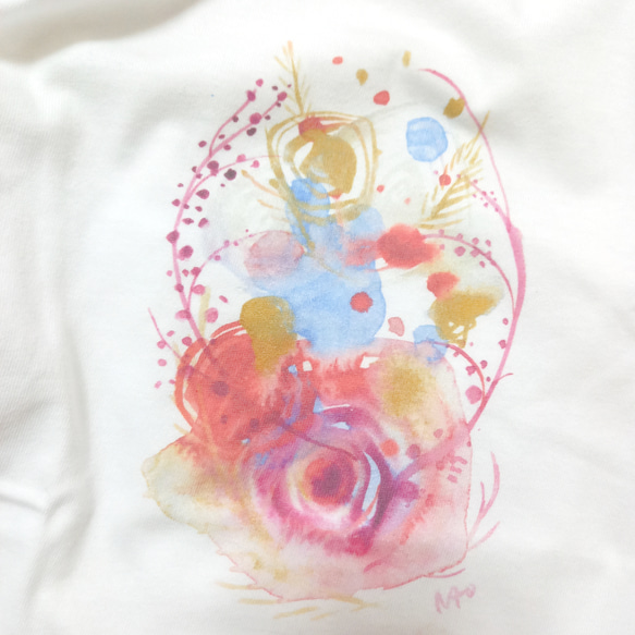 顔彩Ｔシャツ 「Rose」