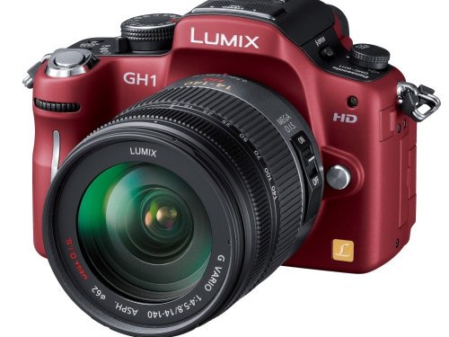 Panasonic デジタル一眼カメラ LUMIX GH1 レンズキットコンフォートレッド DMC-GH1K-R【中古品】