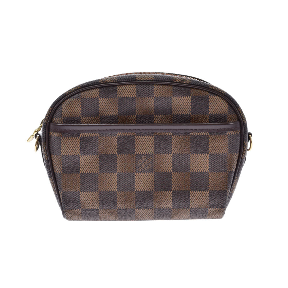 LOUIS VUITTON ルイヴィトン ダミエ ポシェットイパネマ ブラウン N51296 ユニセックス ダミエキャンバス ショルダーバッグ ABランク 中古 