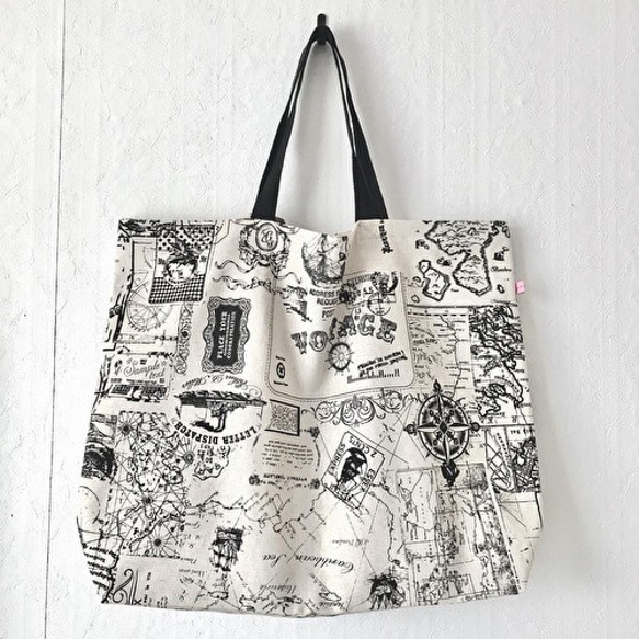 Bon Voyage tote bag(bigサイズトートバッグ)