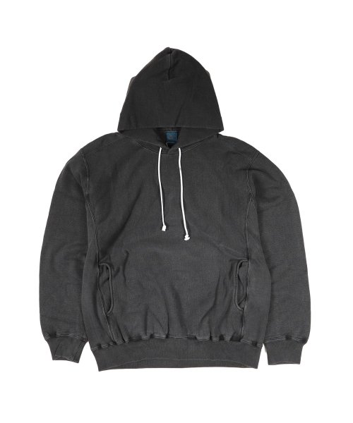 Good On グッドオン パーカー スウェット プルオーバー メンズ HEAVY PULLOVER HOOD SWEAT ブラック ブラウン 黒 GOBW1