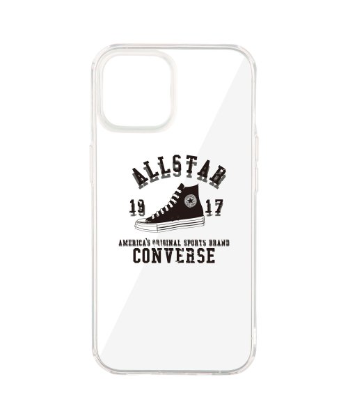 コンバース CONVERSE iPhone13 スマホケース メンズ レディース 携帯 アイフォン 透明 COLLEGE LOGO HYBRID CLEAR