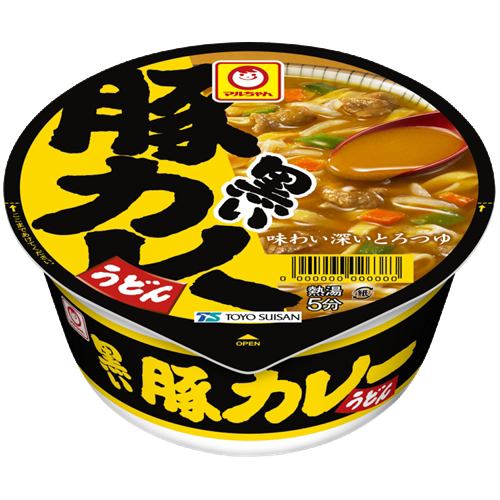 東洋水産 マルちゃん 黒い豚カレーうどん カップ ８７ｇ