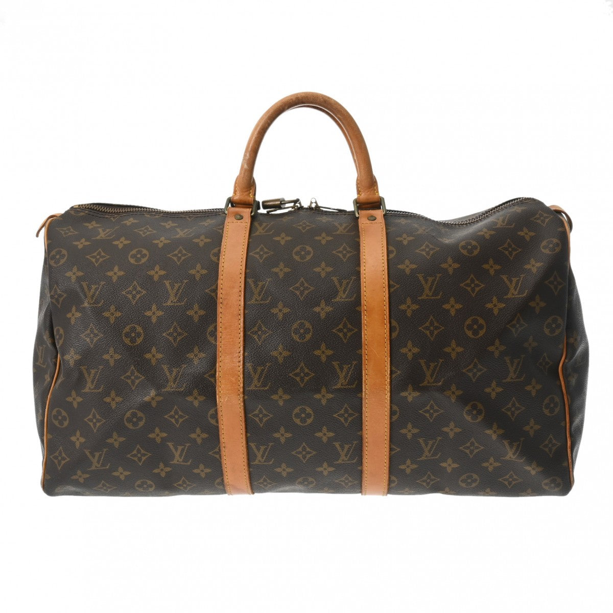 LOUIS VUITTON ルイヴィトン モノグラム キーポル 50 ブラウン M41426 ユニセックス モノグラムキャンバス ボストンバッグ Bランク 中古 