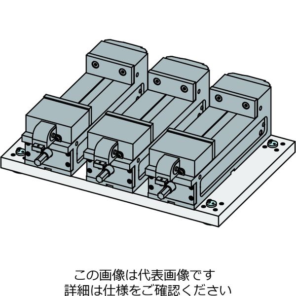 ナベヤ（NABEYA） Qロック内蔵プレート（マシンバイス付き） MCQ