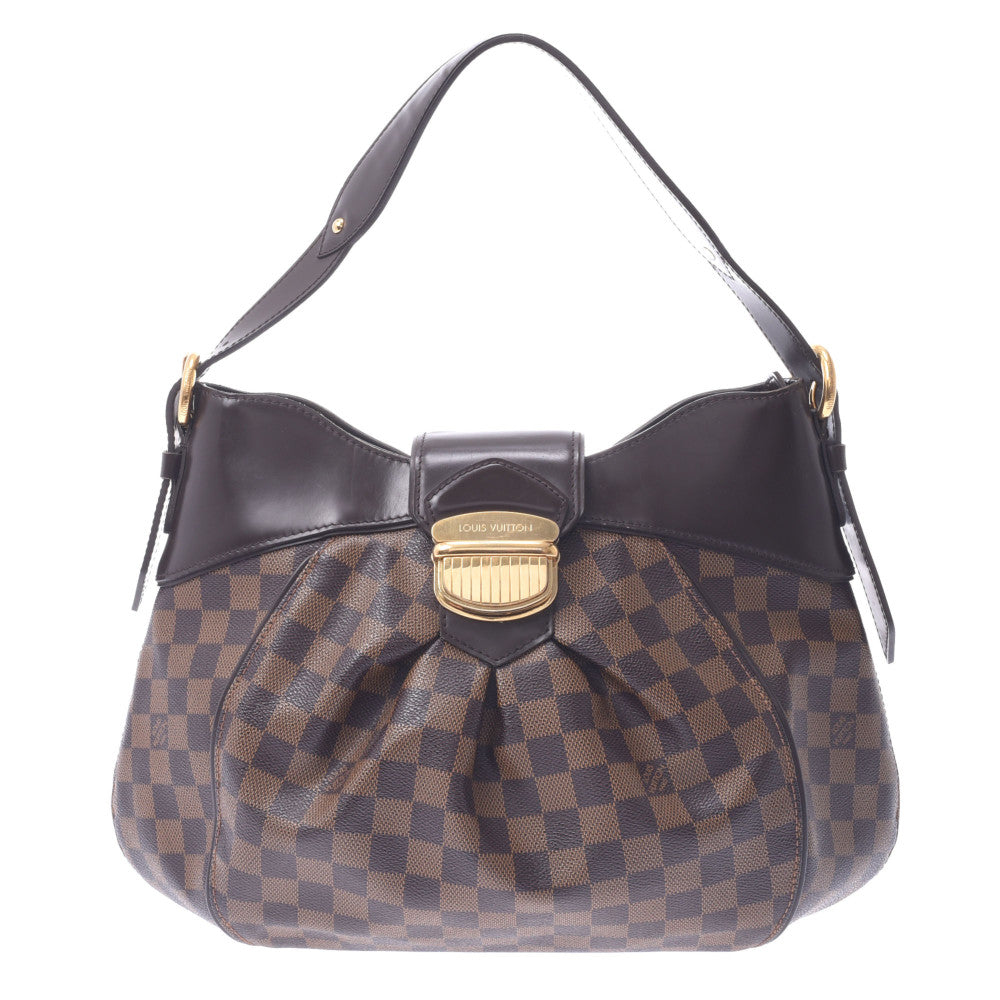 LOUIS VUITTON ルイヴィトン ダミエ システィナMM ブラウン N41541 レディース ダミエキャンバス ワンショルダーバッグ Bランク 中古 