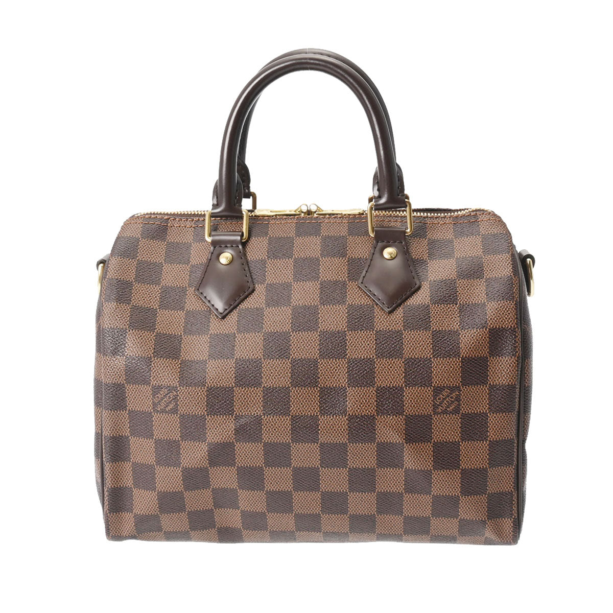 LOUIS VUITTON ルイヴィトン ダミエ スピーディ バンドリエール 25 2WAY ブラウン N41368 レディース ダミエキャンバス ハンドバッグ Aランク 中古 