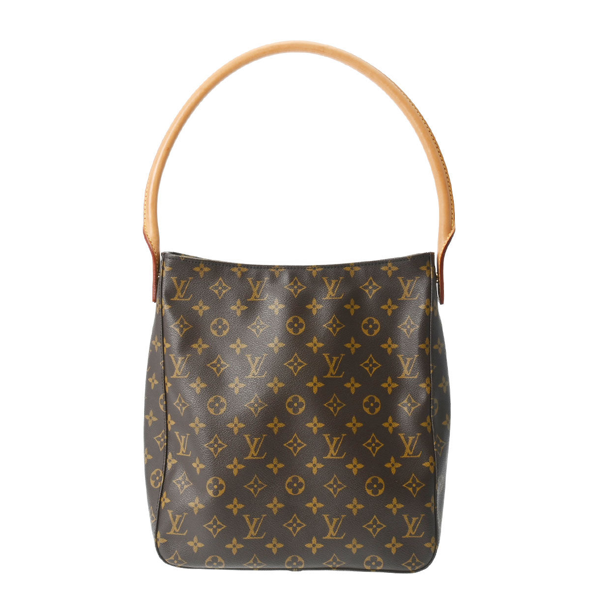 LOUIS VUITTON ルイヴィトン モノグラム ルーピング GM ブラウン M51145 レディース モノグラムキャンバス ワンショルダーバッグ ABランク 中古 