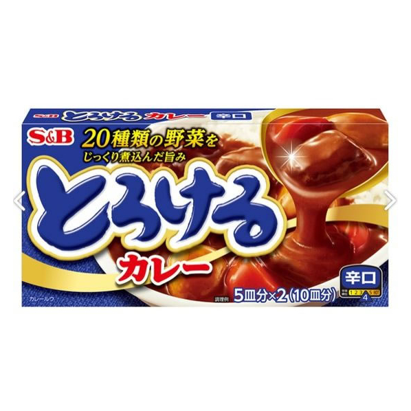 エスビー食品 とろけるカレー辛口 180g F719257