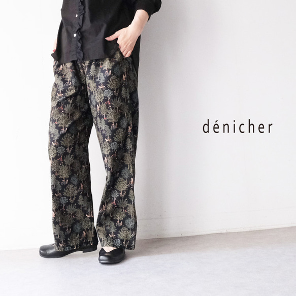 30ビエラ forestプリント イージーパンツ denicher DP243213 デニシェ