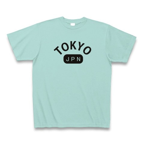 ◆TOKYOJPN◆文字◆ロゴ◆ヘビーウェイト◆半袖◆Tシャツ◆アクア◆各サイズ選択可