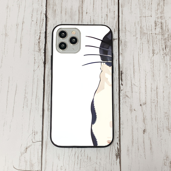 iphoneケース2-3-27 iphone 強化ガラス ねこ・猫・ネコ 箱2 かわいい アイフォン iface