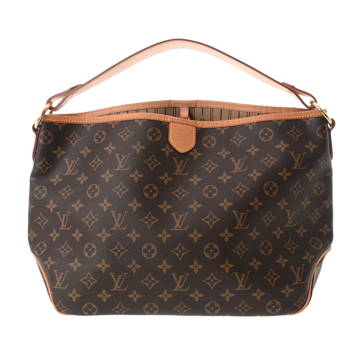 LOUIS VUITTON ルイヴィトン モノグラム ディライトフル PM 別売りストラップ付 ブラウン M40352 レディース モノグラムキャンバス ワンショルダーバッグ Aランク 中古 