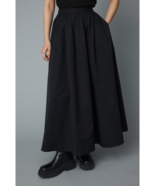 Gather maxi skirt