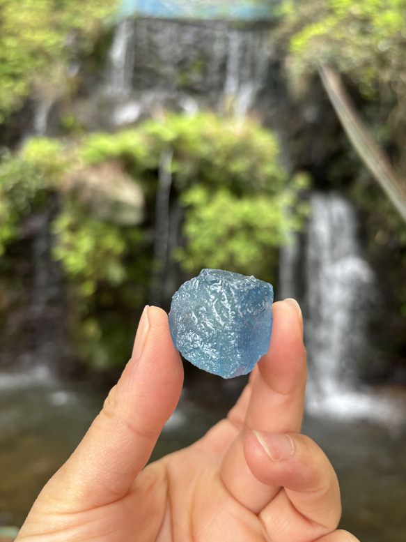 アクアマリン☆原石☆22g☆瀧川神社にて浄化☆No.3