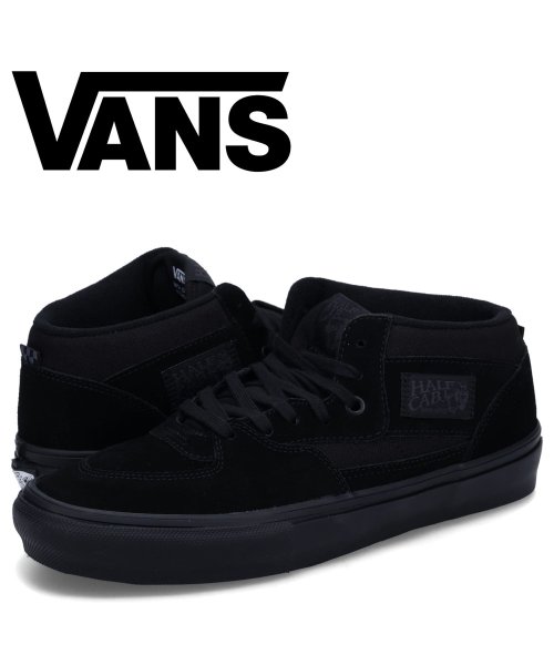 VANS ヴァンズ スニーカー スケート ハーフキャブ メンズ バンズ SKATE HALF CAB ブラック 黒 VN0A5FCDBKA