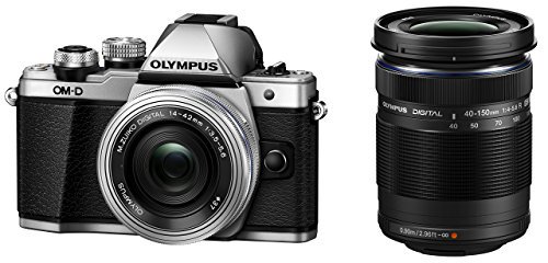 OLYMPUS ミラーレス一眼 OM-D E-M10 MarkII EZダブルズームキット シルバー【中古品】