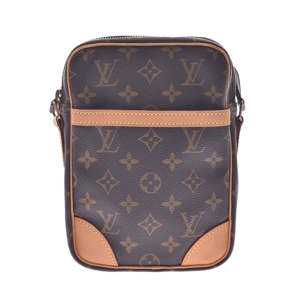 LOUIS VUITTON ルイヴィトン モノグラム ダヌーブ ブラウン M45266 ユニセックス ショルダーバッグ ABランク 中古 