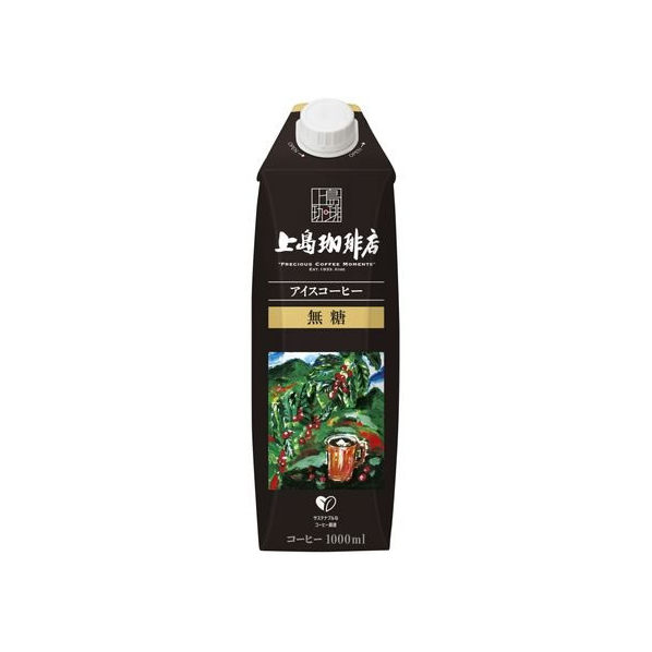 UCC UCC 上島珈琲店 アイスコーヒー 無糖 1000ml FCU5992