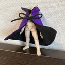 オビツ11 ドラキュラハロウィンマント　purple