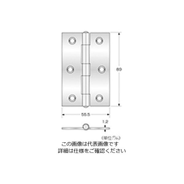 ハイロジック ブロンズ蝶番89ミリ 00072606-001 1セット(10個)（直送品）