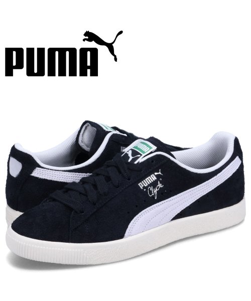 PUMA プーマ スニーカー クライド ヘアリー スウェード メンズ スエード CLYDE HAIRY SUEDE ブラック 黒 393115－02