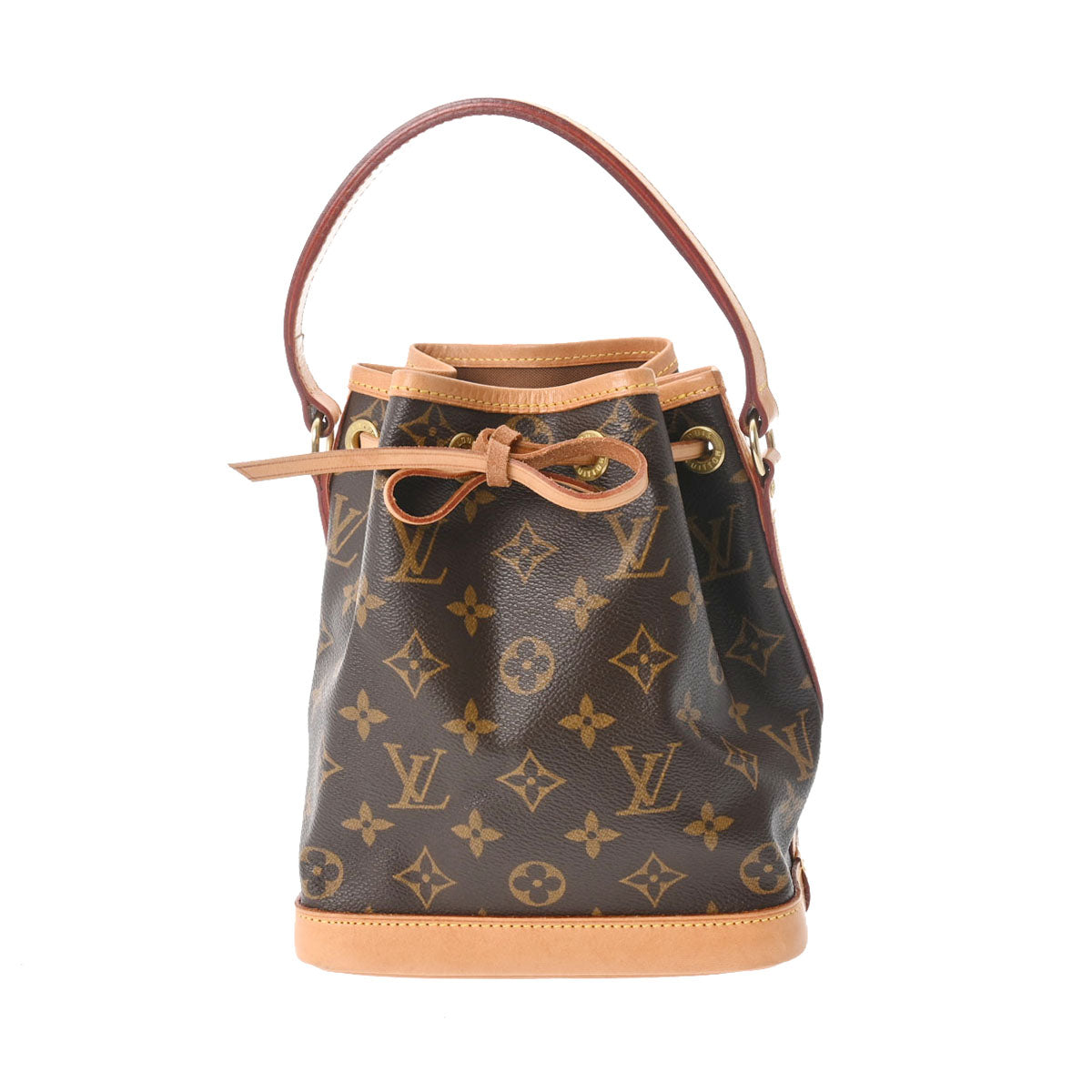 LOUIS VUITTON ルイヴィトン モノグラム ミニ ノエ ブラウン M42227 レディース モノグラムキャンバス ハンドバッグ ABランク 中古 