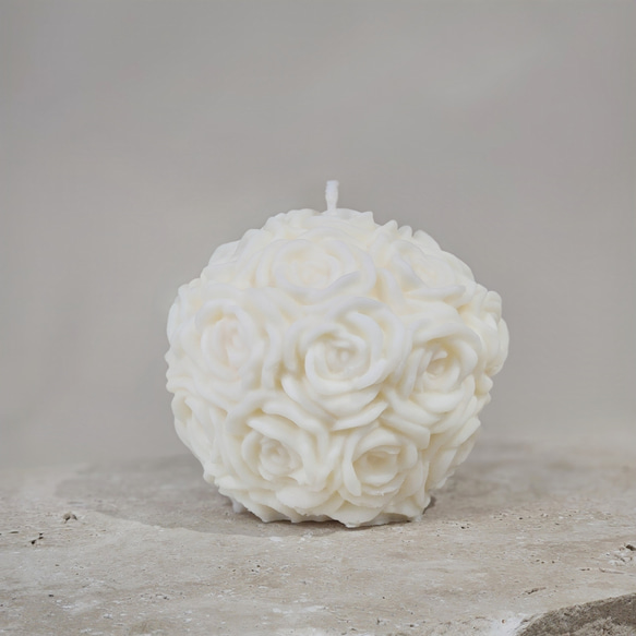 Rose Ball Candle