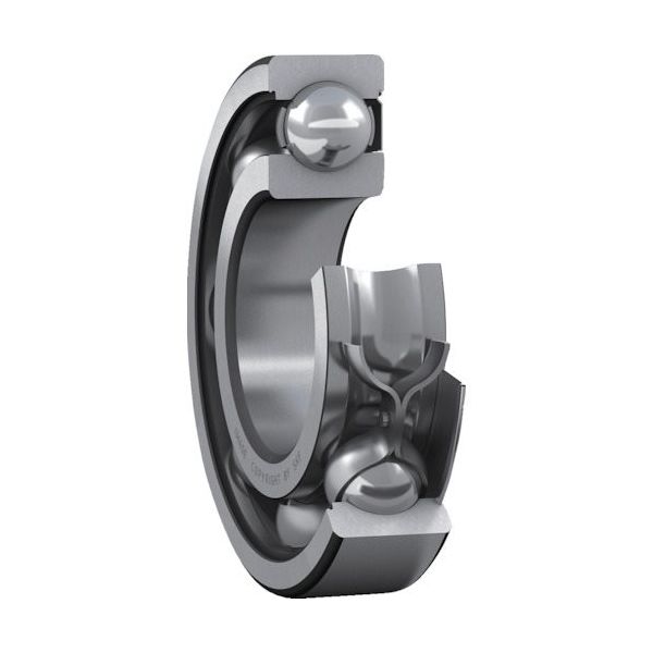 SKF 単列深溝玉軸受 軸受片側鋼板シールド C3すきま(すきま大) 内径80mmX外径170mmX幅39mm 6316-Z/C3 1個（直送品）