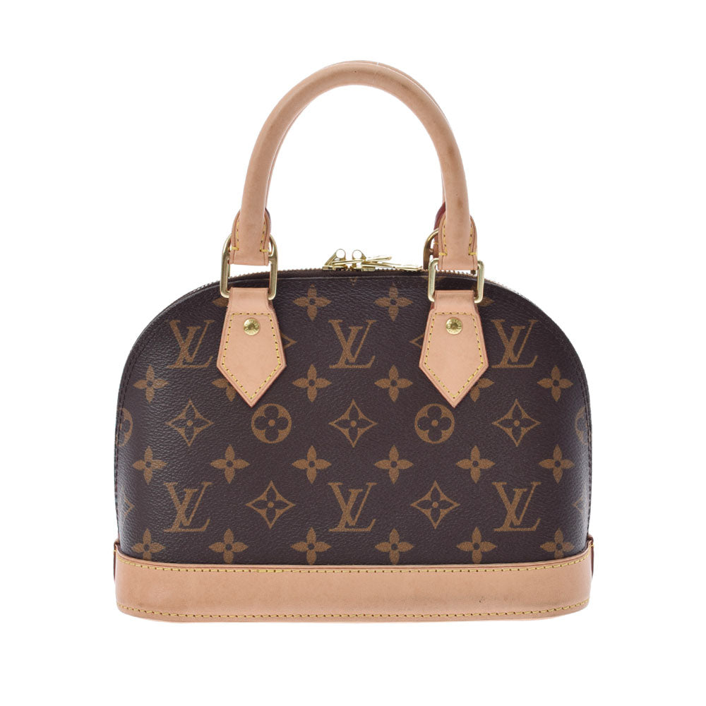 LOUIS VUITTON ルイヴィトン モノグラム アルマBB ブラウン M53152 レディース モノグラムキャンバス ハンドバッグ ABランク 中古 