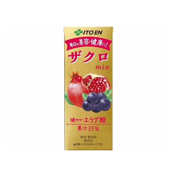 伊藤園 ザクロmix 紙パック 200ml FCA7243-62245