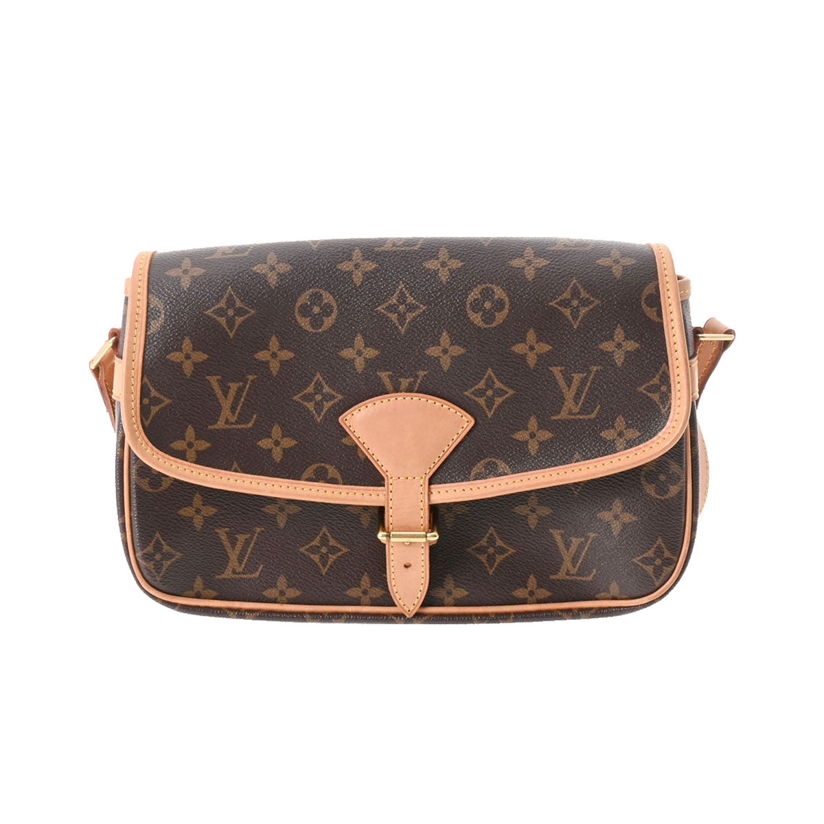 LOUIS VUITTON ルイヴィトン モノグラム ソローニュ ブラウン M42250 レディース モノグラムキャンバス ショルダーバッグ ABランク 中古 