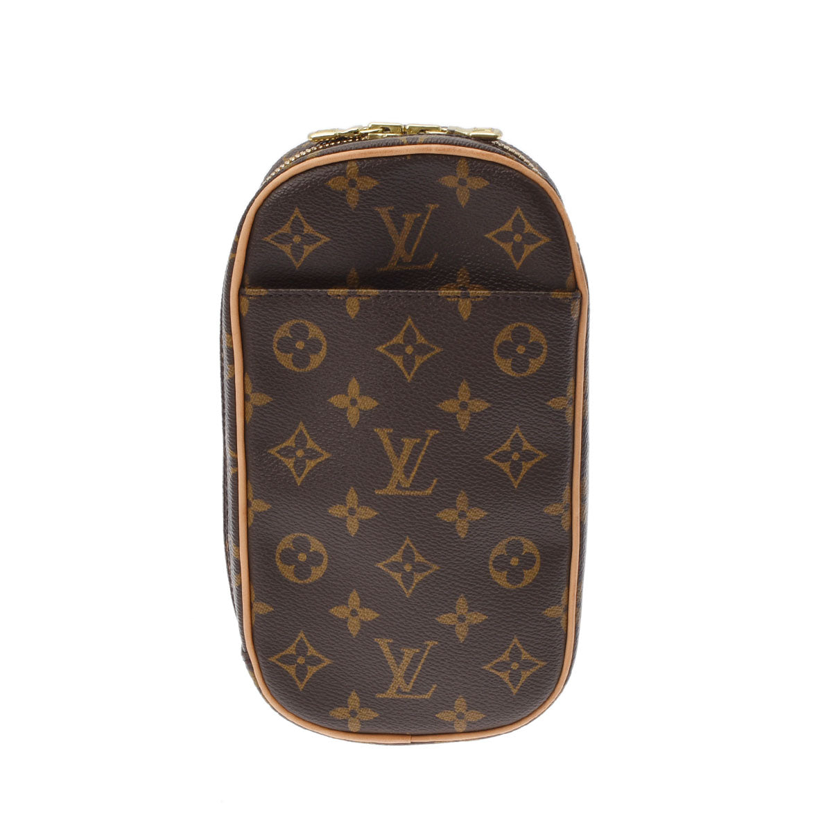 LOUIS VUITTON ルイヴィトン モノグラム ポシェットガンジュ ブラウン M51870 レディース モノグラムキャンバス ボディバッグ Aランク 中古 