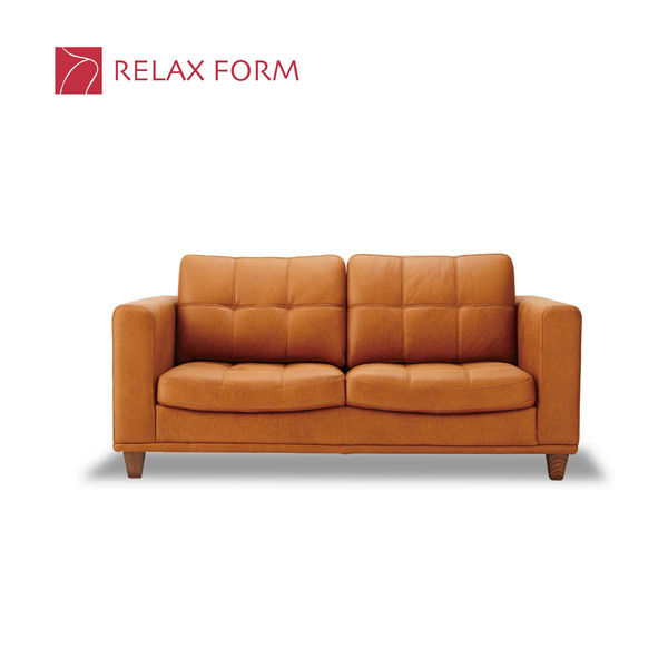 【車上渡し】RELAX FORM セレーノ sereno 2人掛ソファ キャメル 1脚（直送品）