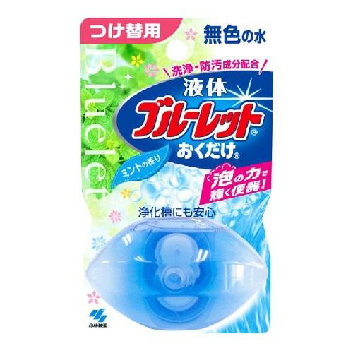 小林製薬 液体ブルーレットおくだけ ミントの香り 無色の水 つけ替用 【日用消耗品】