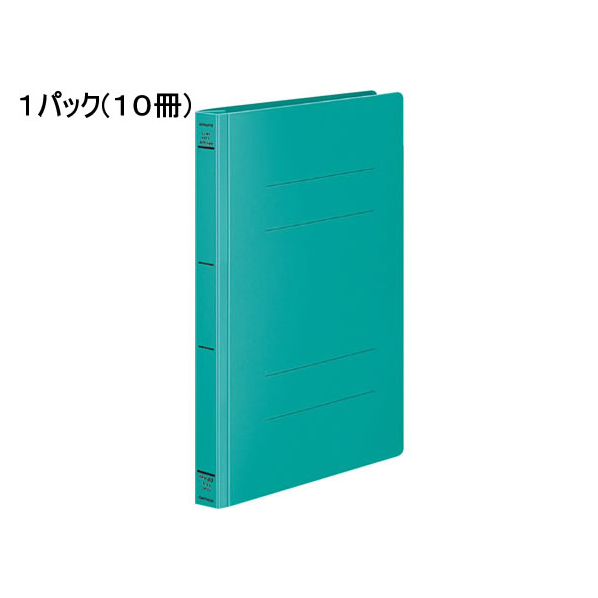 コクヨ フラットファイル(PPワイド) A4タテ とじ厚25mm 緑 10冊 1パック(10冊) F835899-ﾌ-HW10NG