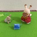 【くま☆くじら】シルバニア ☆リュック　かばん　バッグ　小物　着せ替え