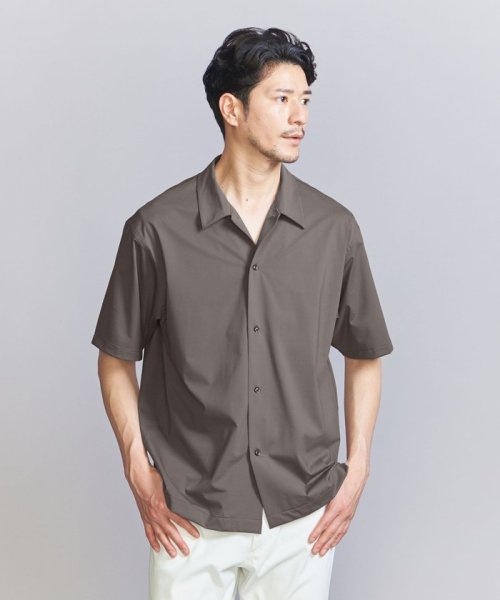 【WEB限定 WARDROBE SMART】キャンプカラーシャツ【接触冷感】